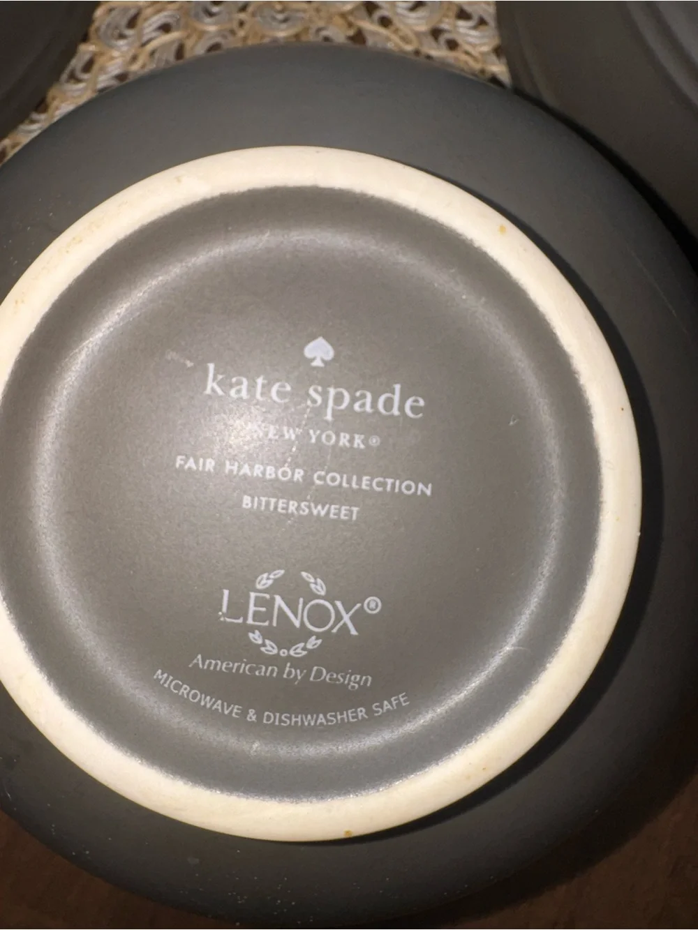 Lenox Kate Spade Fair Harbor Collection Bittersweet Serving Bowls Set of 4